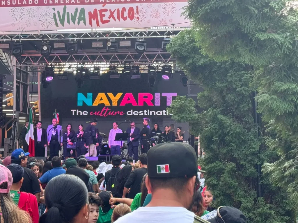 Nayarit destaca presencia estelar en fiestas patrias celebradas en Times Square