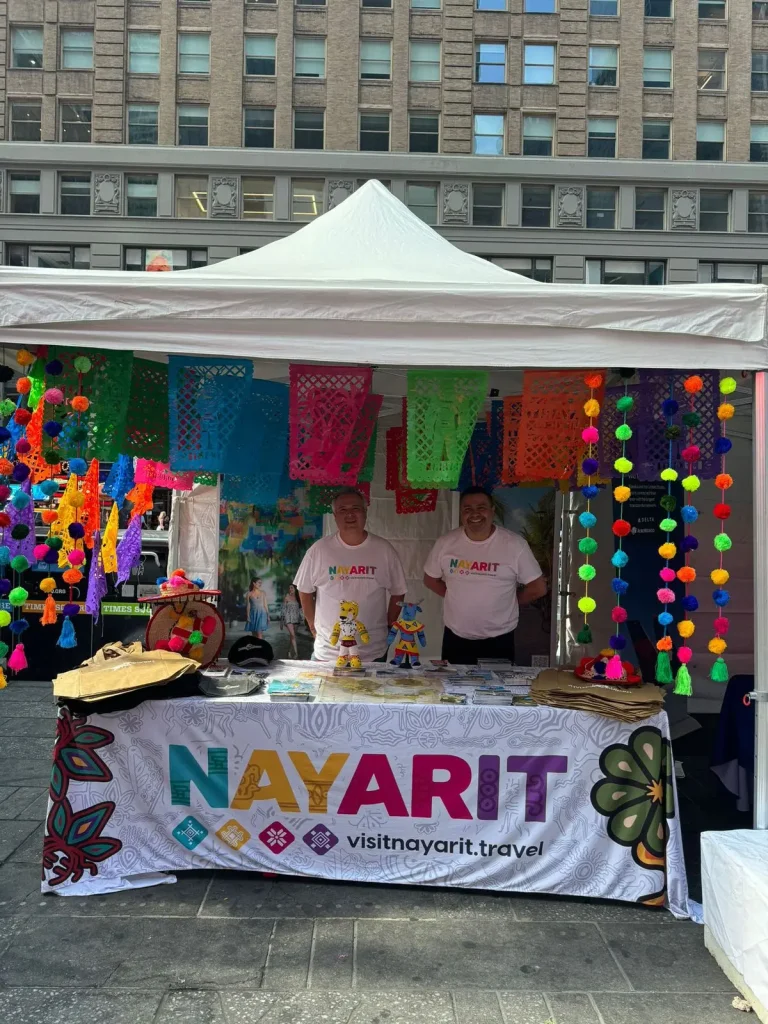 stand de nayarit en fiestas patrias celebradas en times square