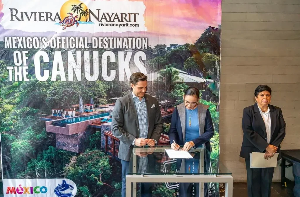 Nayarit Firma Alianza Estratégica con los Vancouver Canucks