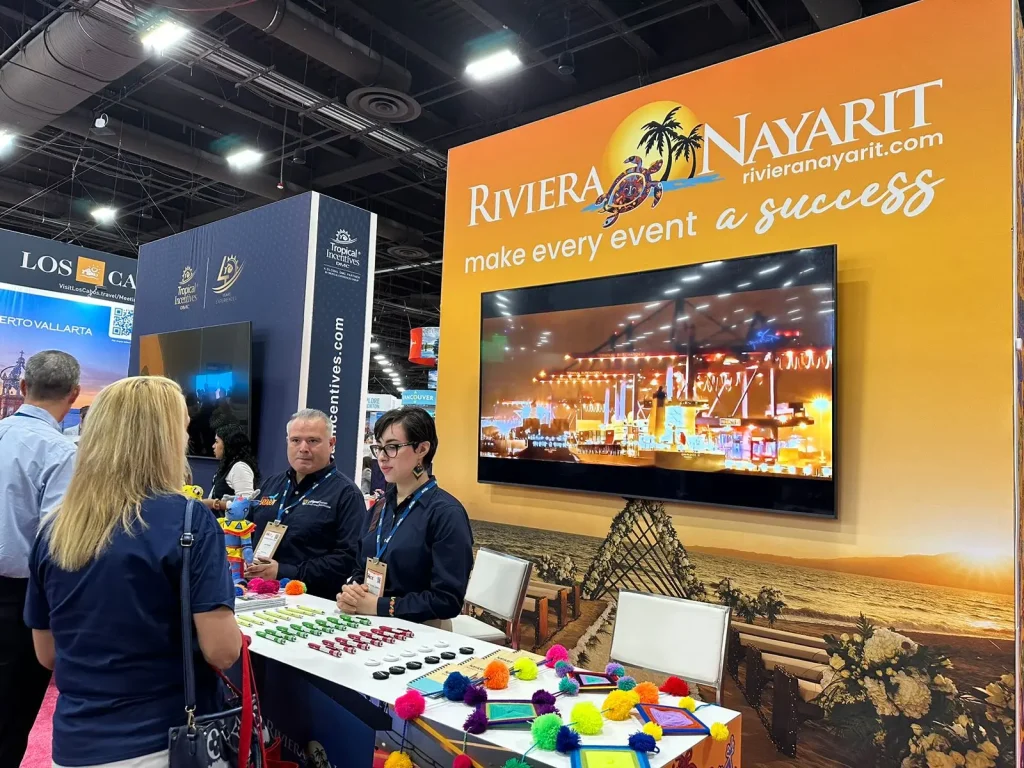 Nayarit presente en el evento más grande de turismo de negocios en Estados Unidos